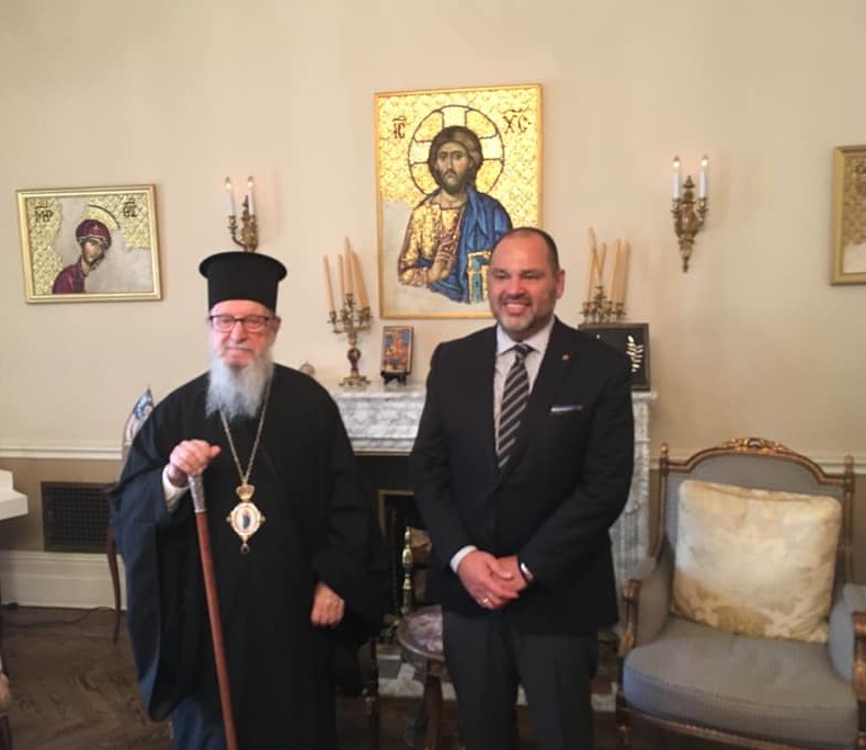 AHEPA Meets with Archbishop Demetrios