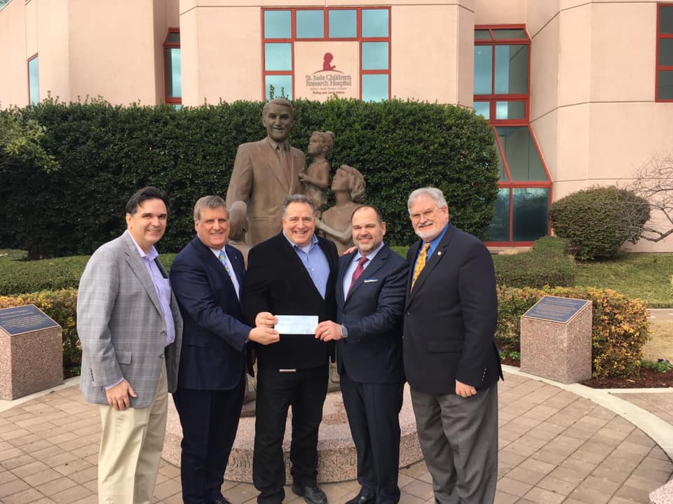 AHEPA Donates $10,000 to St. Jude Children’s Research Hospital