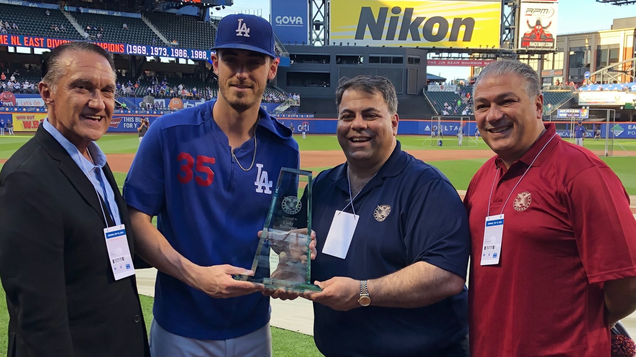 Los Angeles Dodgers All-Star Receives Prestigious Hellenic Athlete Award for Excellence