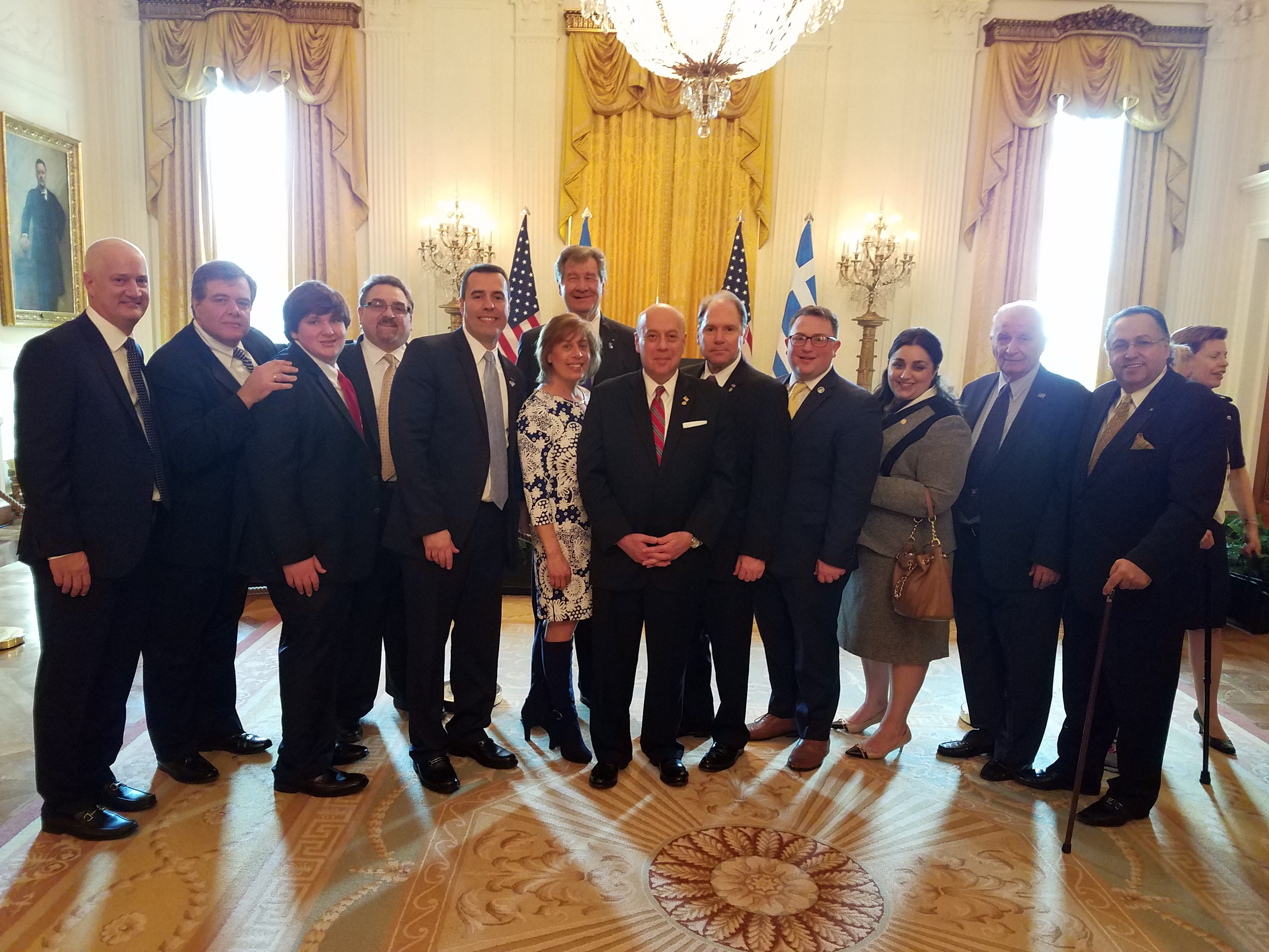 AHEPA Family Celebrates Greek Independence Day at White House