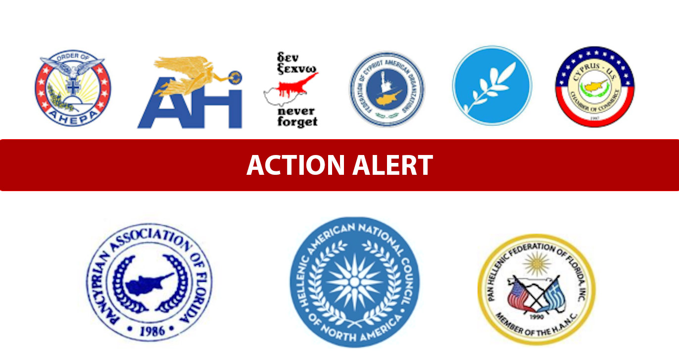 AHEPA Joins with Greek, Cypriot American Organizations to Call on Administration to Act on Turkish Threats to Cyprus
