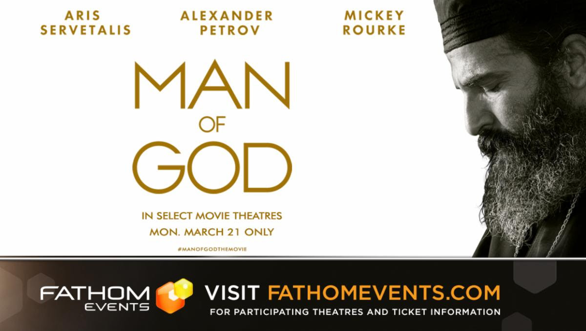Film “Man of God” coming to theaters March 21st for one night only