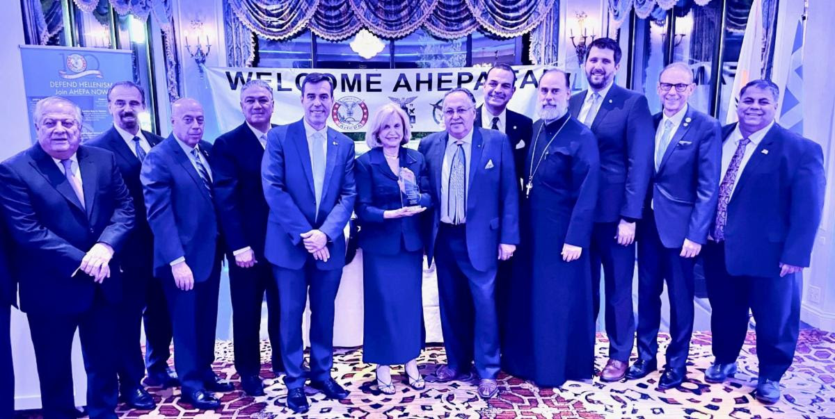 AHEPA Honors Hellenic Caucus Co-Founder Maloney, Three Ahepans for Lifetime Achievement