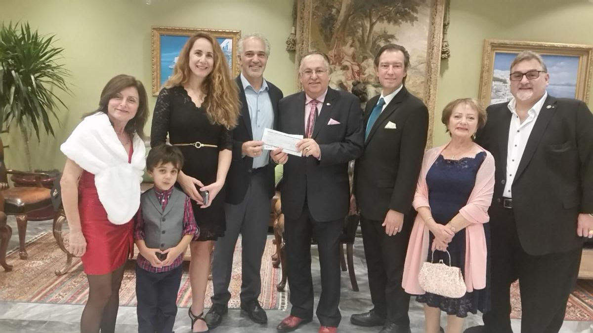 PanHellenic Federation of Florida Makes Donation to Journey to Greece Program