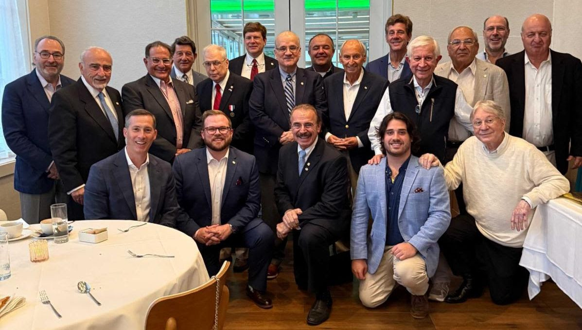 Supreme President E. Chris Kaitson Makes First Chapter Visitation, Awards AHEPA Heroes Medals