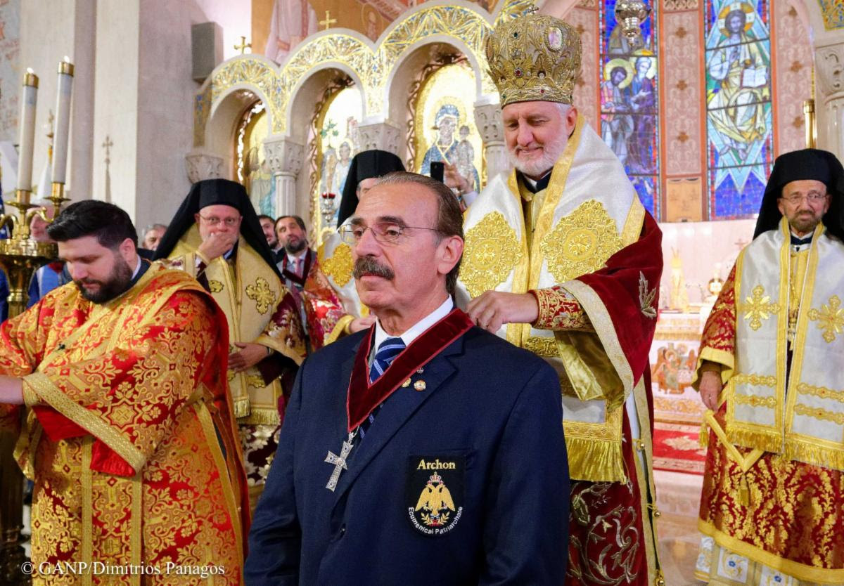 Supreme President Kaitson & AHEPA Members Invested as Archons of the Ecumenical Patriarchate
