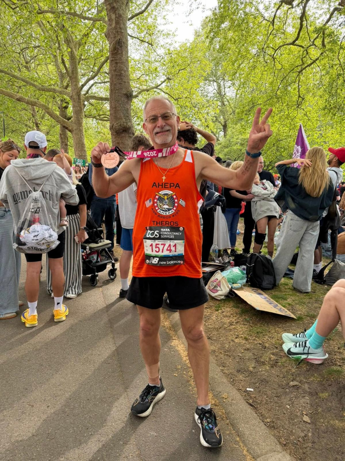 Theros Finishes London Marathon
