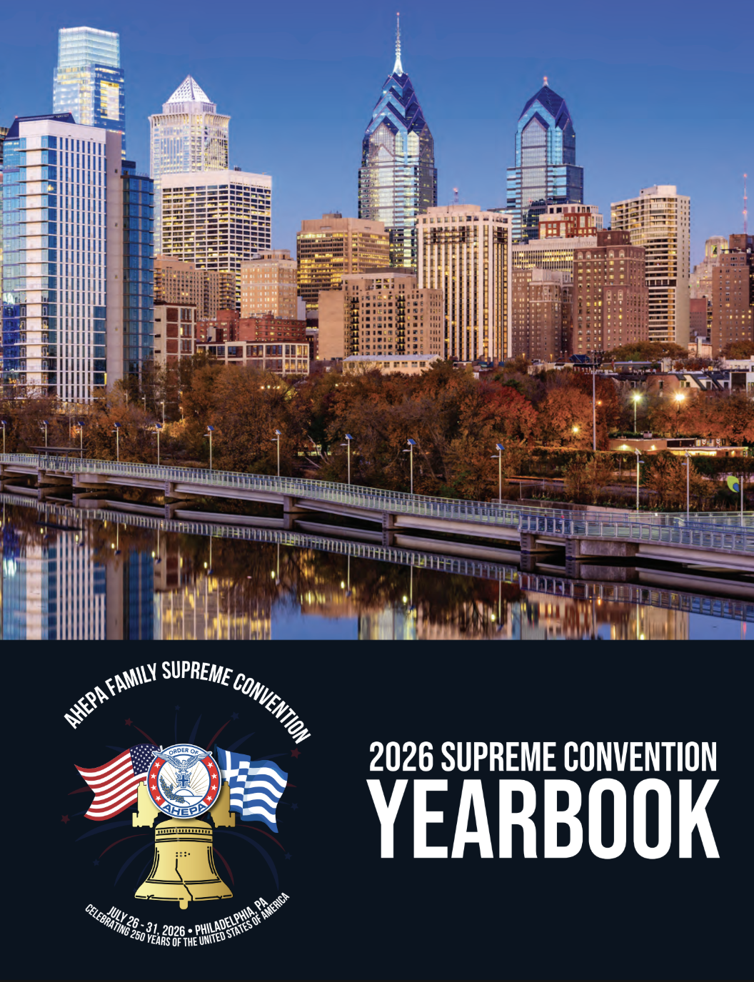 Yearbook Cover AHEPA 2026
